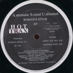 Automatic Sound Unlimited - Roman's Attak EP
