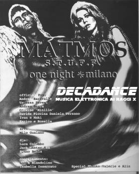 Un flyer del Matmos (1991-1992)