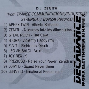 Zenith, DiscoiD maggio 1997