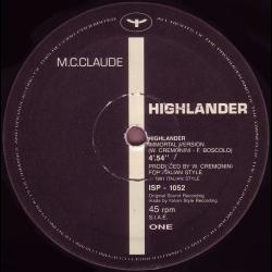 M.C. Claude - Highlander