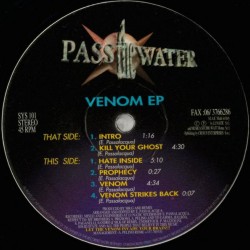 Pass The Water - Venom EP